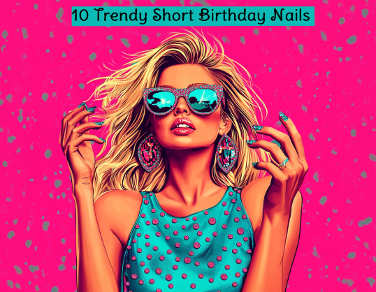 10 Trendy Short Birthday Nail Designs to Celebrate in Style