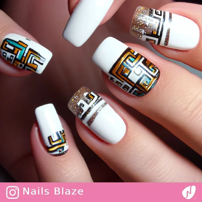 Aztec Nails | Tribal - NB321