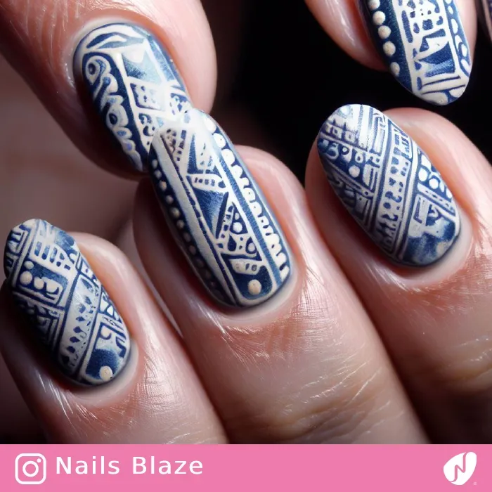 Aztec Nails | Tribal - NB328