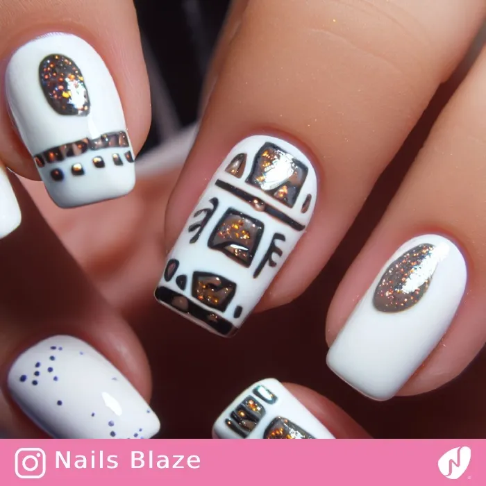 Aztec Nails | Tribal - NB342