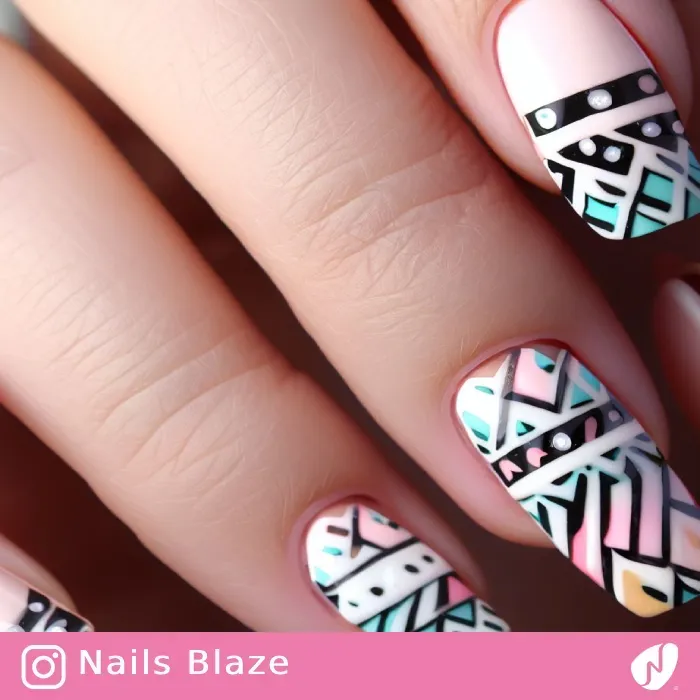 Aztec Nails | Tribal - NB343