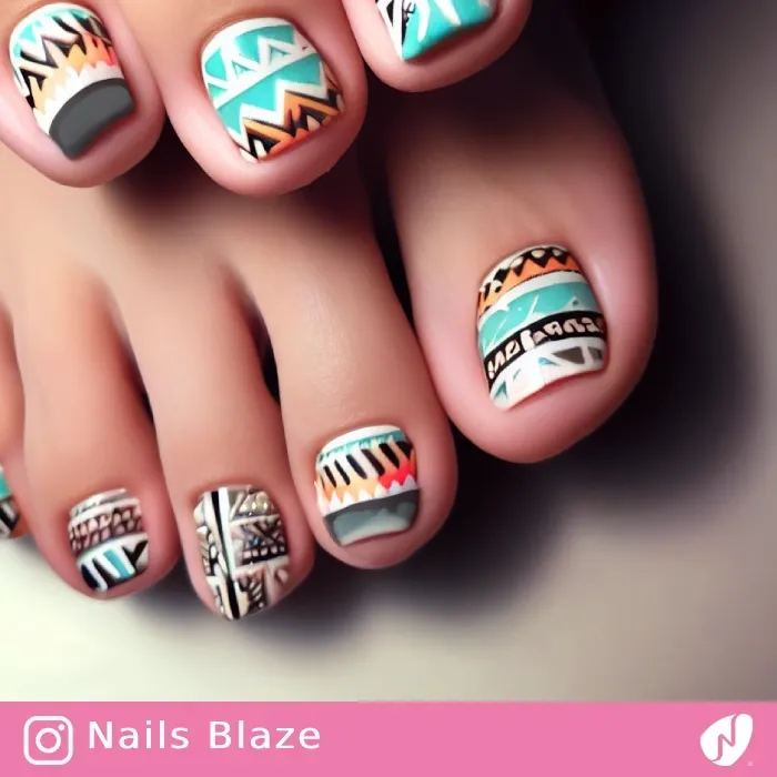 Aztec Nails | Tribal - NB346