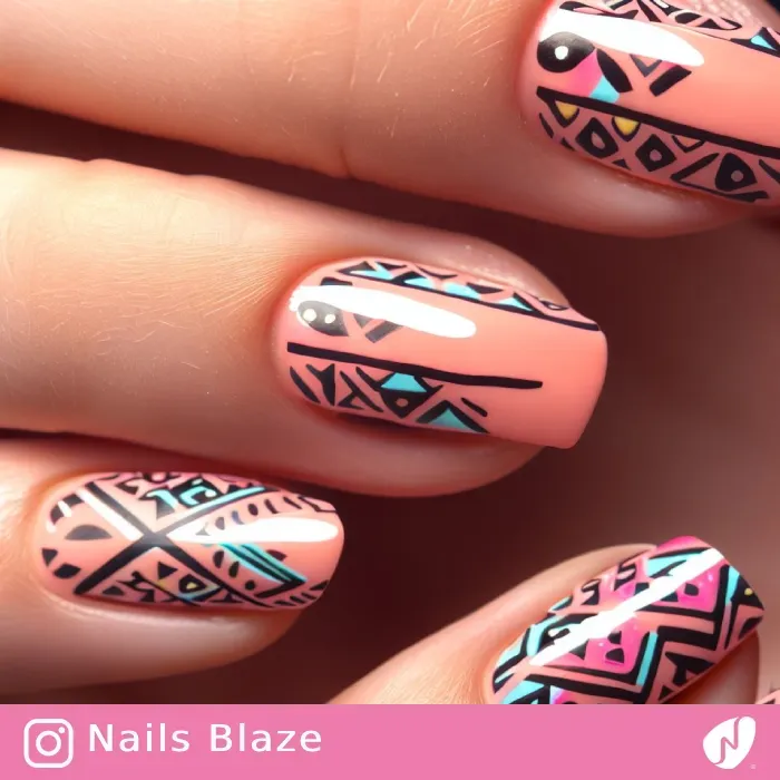 Aztec Nails | Tribal - NB352