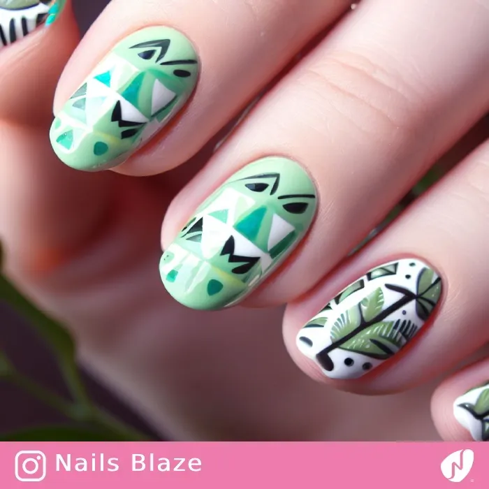 Aztec Nails | Tribal - NB355