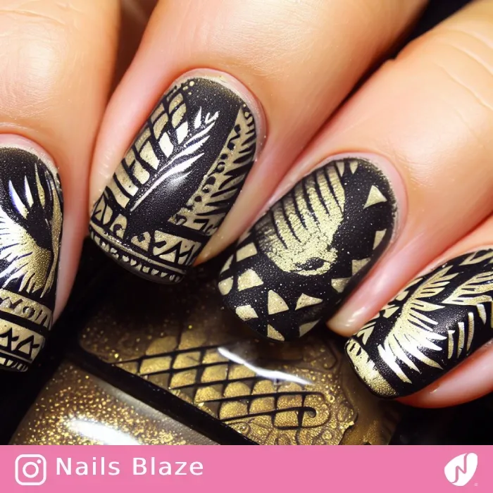 Aztec Nails | Tribal - NB359