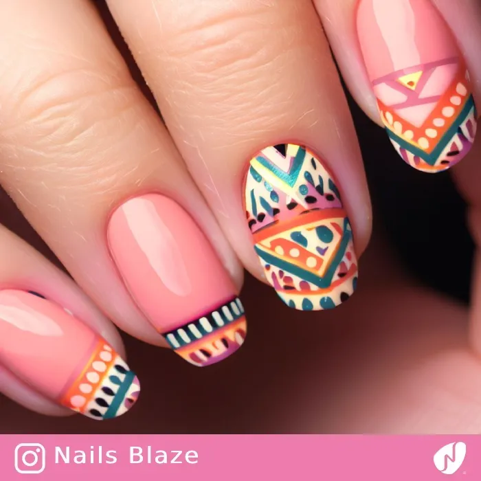 Aztec Nails | Tribal - NB363