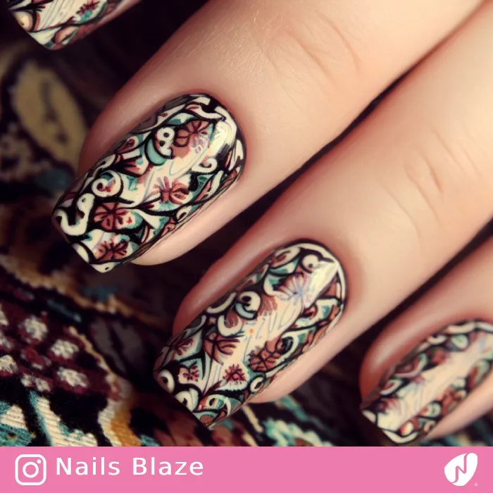 Bakhtiari Nails | Persian | Tribal - NB273