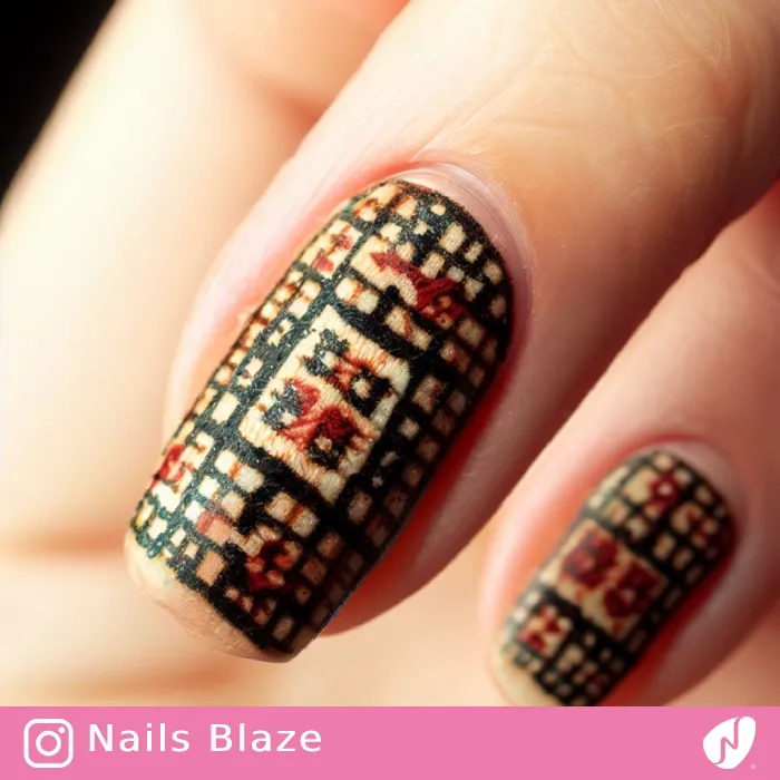 Bakhtiari Nails | Persian | Tribal - NB278