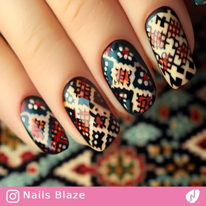 Bakhtiari Nails | Persian | Tribal - NB280