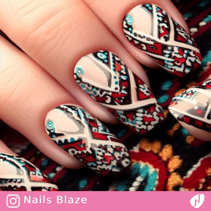 Bakhtiari Nails | Persian | Tribal - NB281