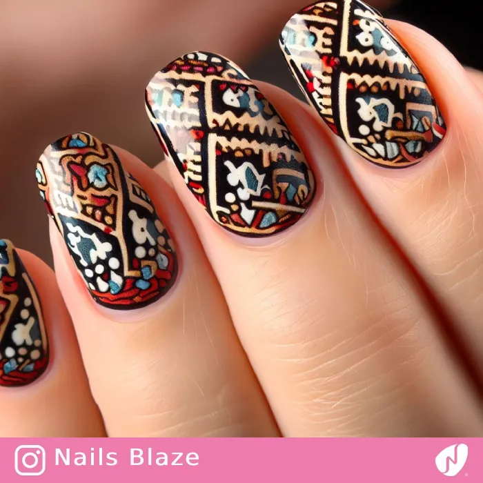 Bakhtiari Nails | Persian | Tribal - NB282