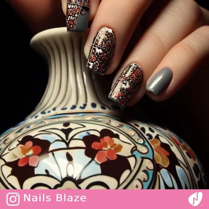 Bakhtiari Nails | Persian | Tribal - NB287