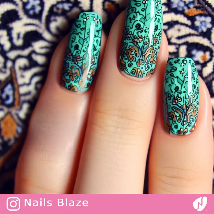 Bakhtiari Nails | Persian | Tribal - NB292