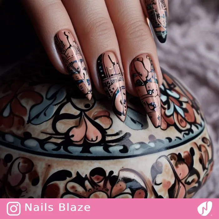 Bakhtiari Nails | Persian | Tribal - NB293