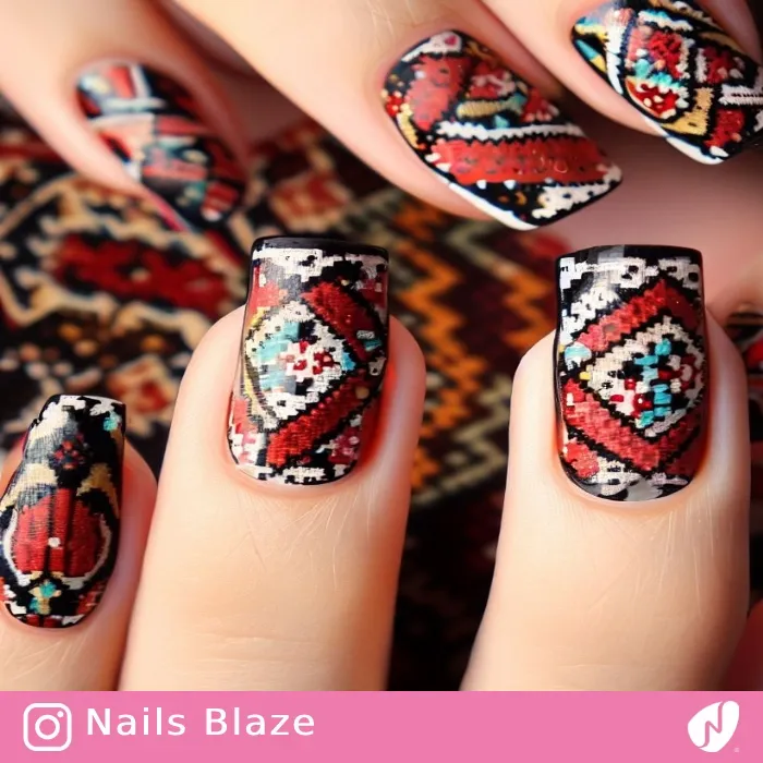 Bakhtiari Nails | Persian | Tribal - NB294