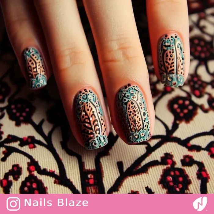 Bakhtiari Nails | Persian | Tribal - NB297