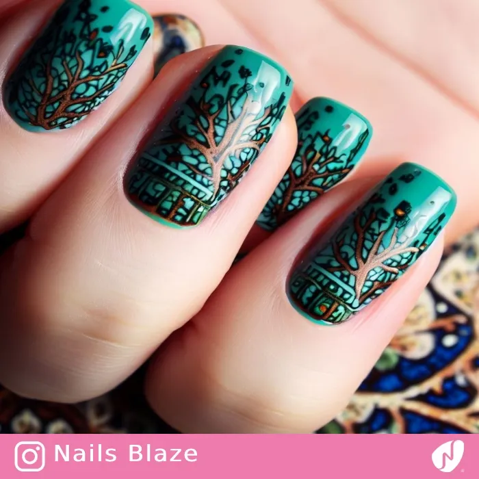 Bakhtiari Nails | Persian | Tribal - NB302