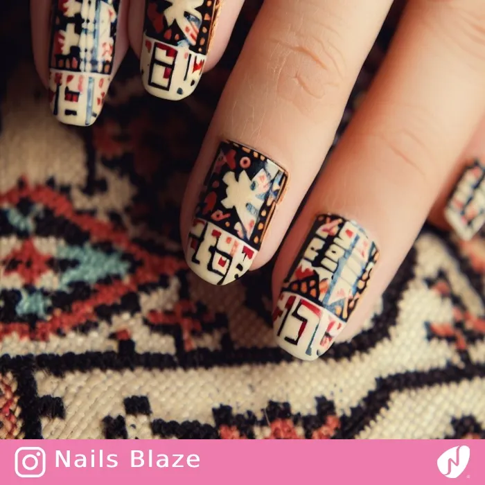 Bakhtiari Nails | Persian | Tribal - NB304