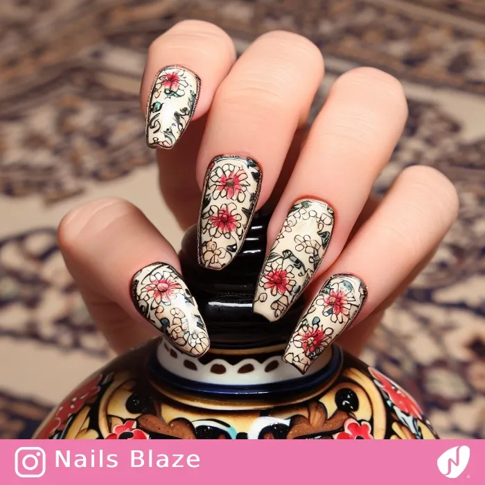 Bakhtiari Nails | Persian | Tribal - NB313