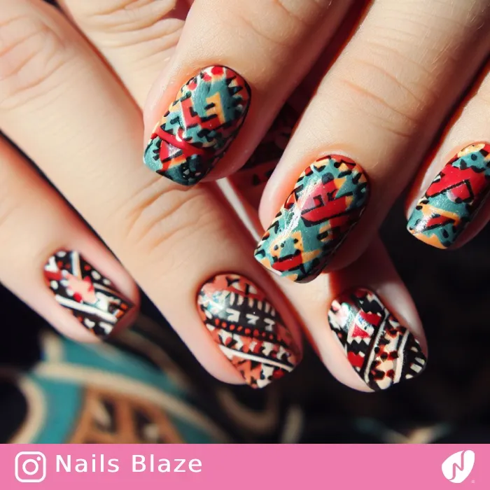 Bakhtiari Nails | Persian | Tribal - NB317