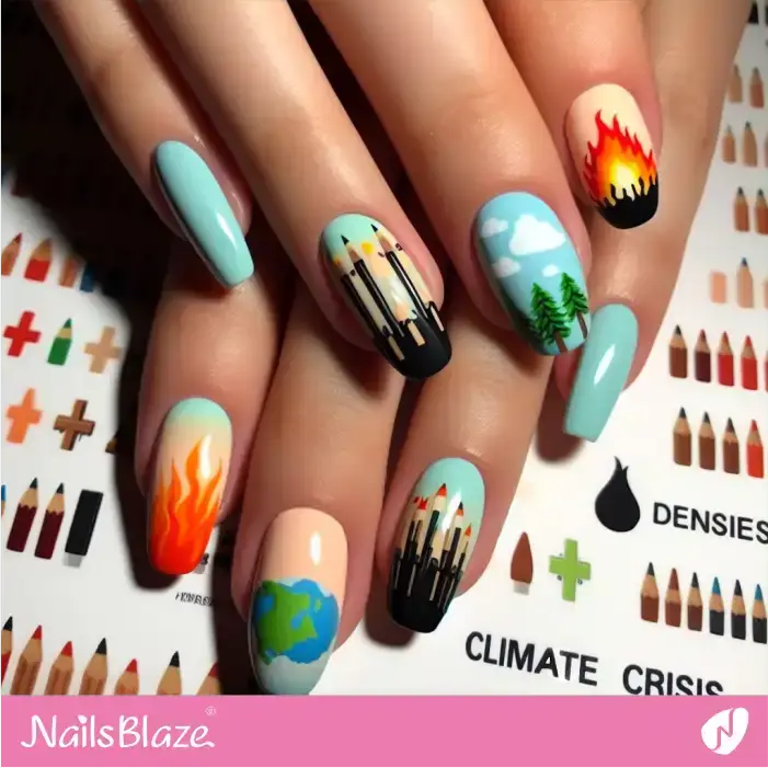 Cloud Nail Design Ideas