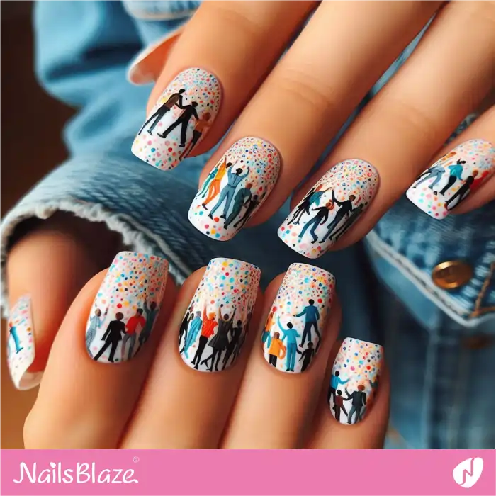 Party Dance Nails Design | Dance Nails - NB4897