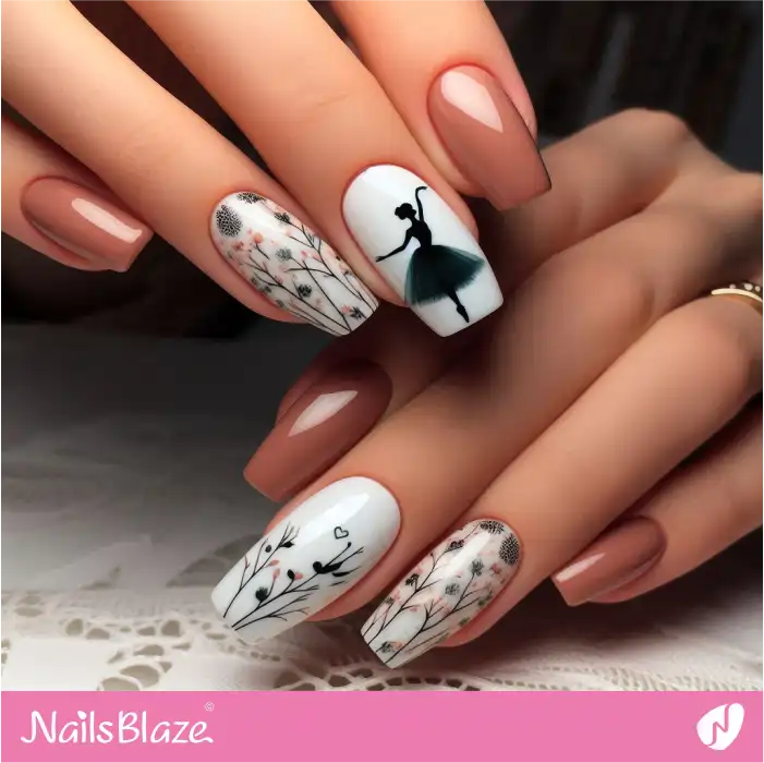 Ballet Festival Nails Design | Dance Nails - NB4883