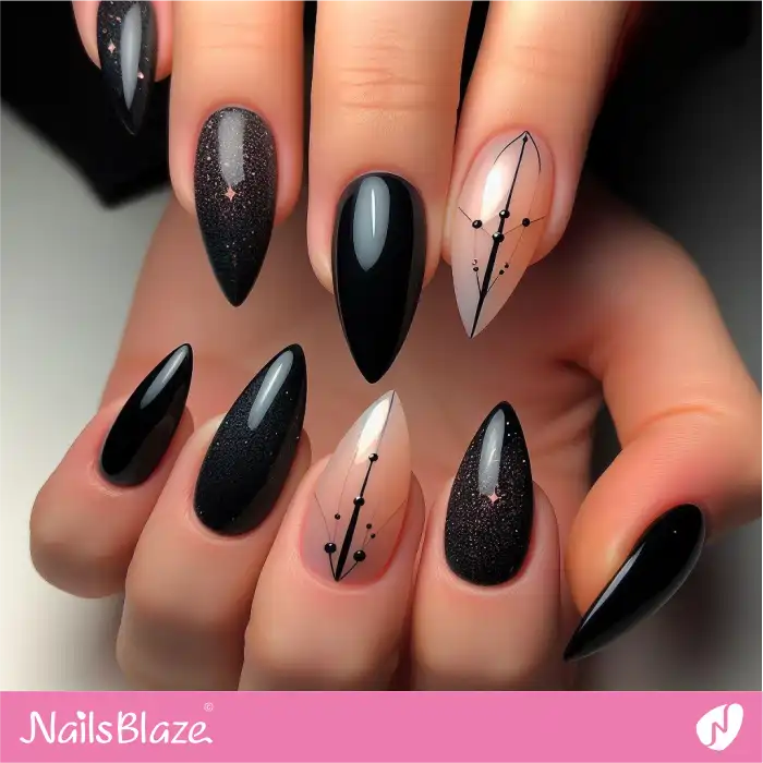 Dark Easter Gothic Nails | Easter Nails - NB3645