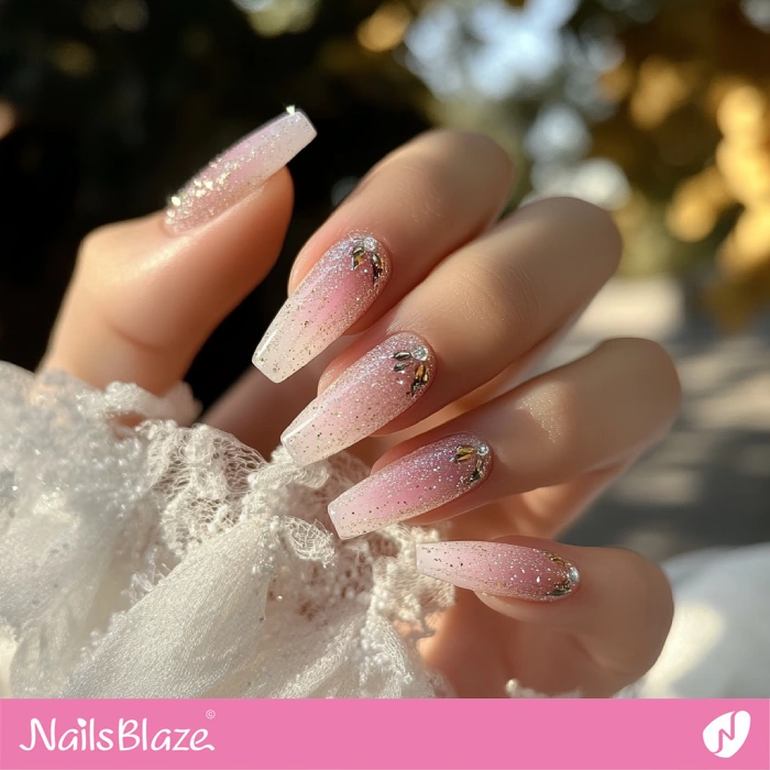 Fall Wedding Mellow Rose Nails Design | Fall Nails - NB5663