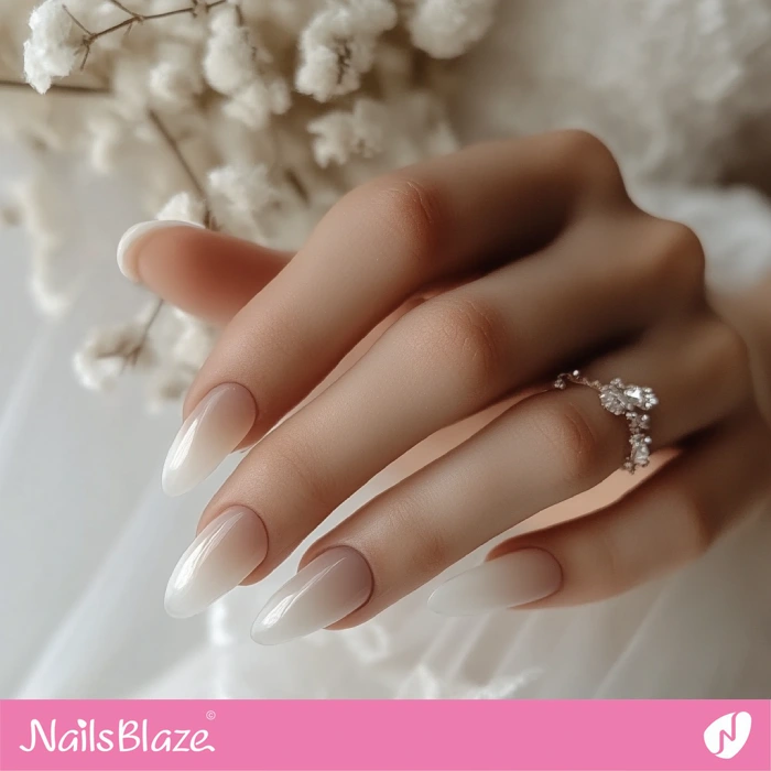 Fall Wedding Simple Ombre Nails | Fall Nails - NB5620