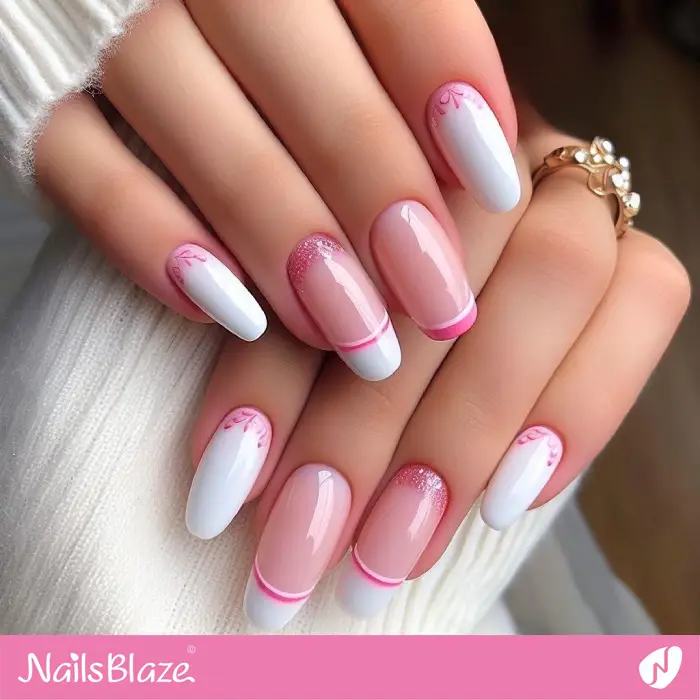 Double French Nail Design Ideas