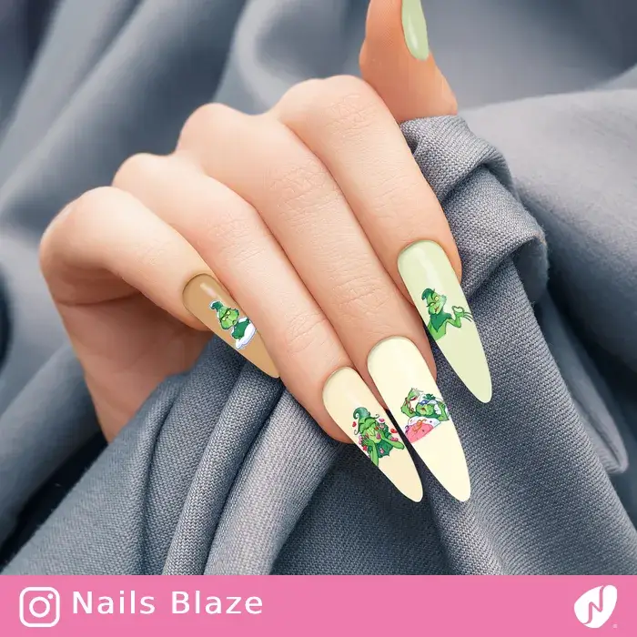 Grinch | Cartoon Nails - NB243