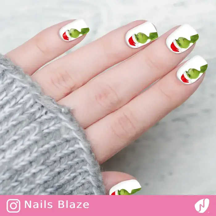 Grinch | Cartoon Nails - NB244