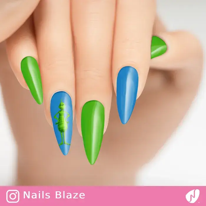 Grinch | Cartoon Nails - NB261