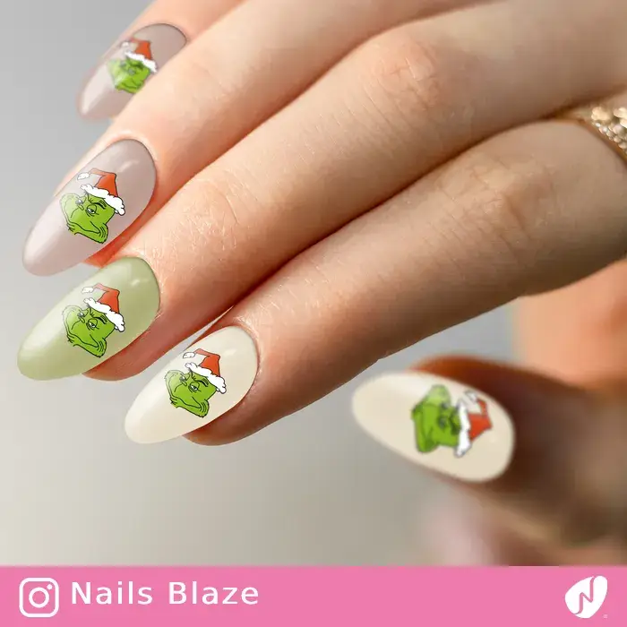 Grinch | Cartoon Nails - NB264