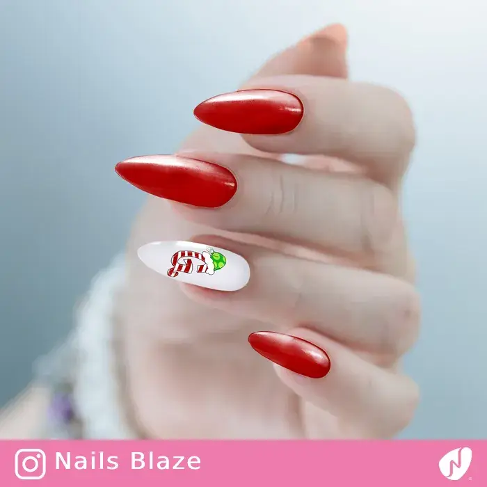 Grinch | Cartoon Nails - NB266