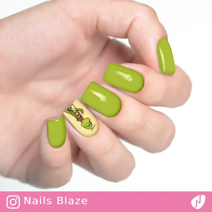 Grinch | Cartoon Nails - NB268