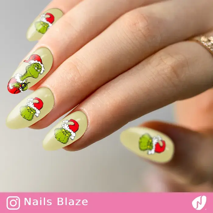 Grinch | Cartoon Nails - NB269