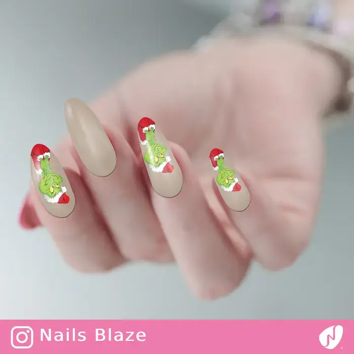 Grinch | Cartoon Nails - NB270