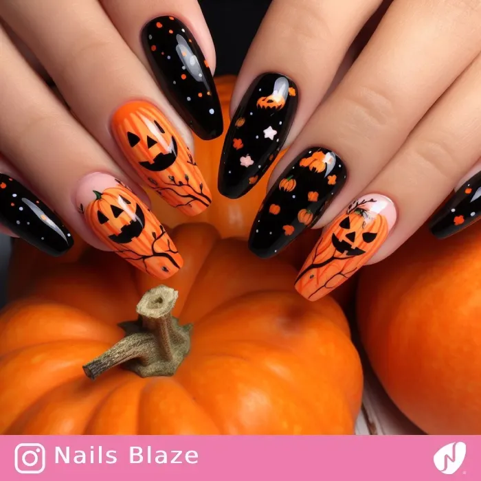 Pumpkin Nails | Halloween - NB376