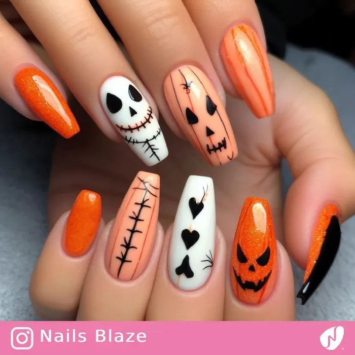 Pumpkin Nails | Halloween - NB380