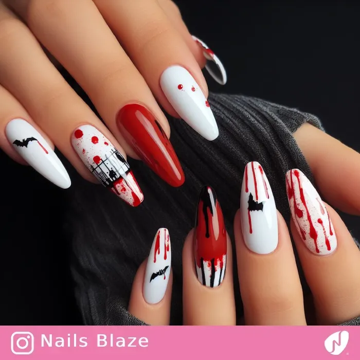 Blood Nails | Halloween - NB384