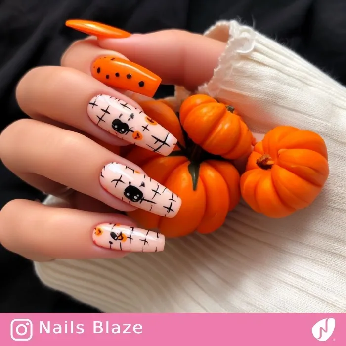 Pumpkin Nails | Halloween - NB385