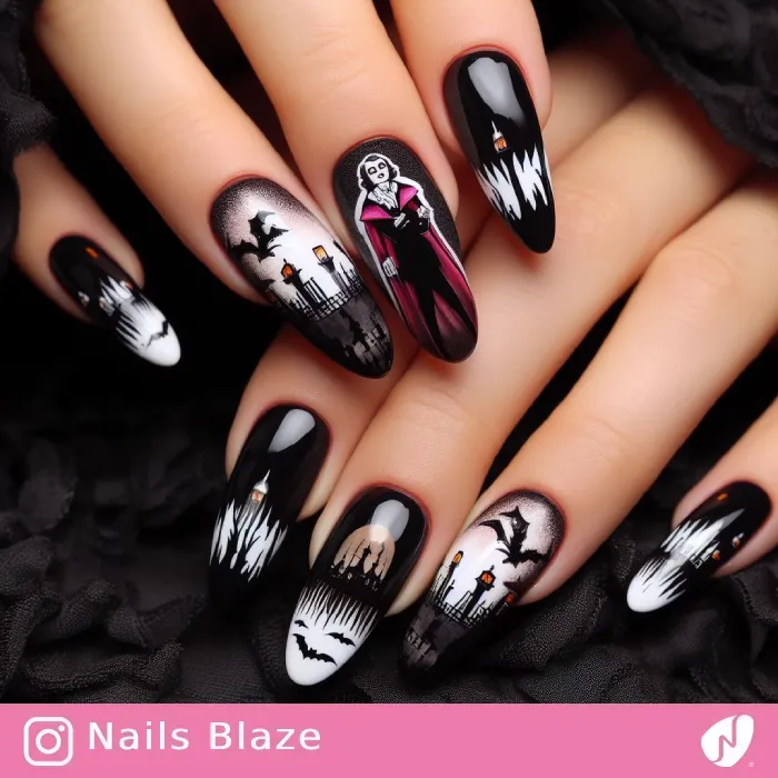 Dracula Nails | Halloween - NB389