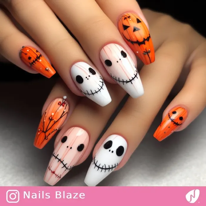 Pumpkin Nails | Halloween - NB391
