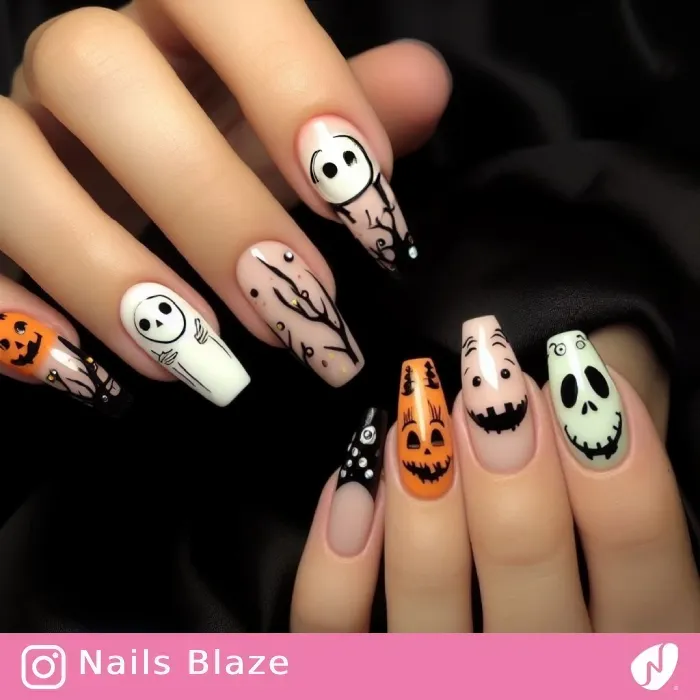 Pumpkin Nails | Halloween - NB395