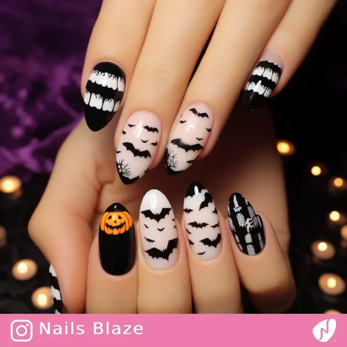 Bat Nails | Halloween - NB401