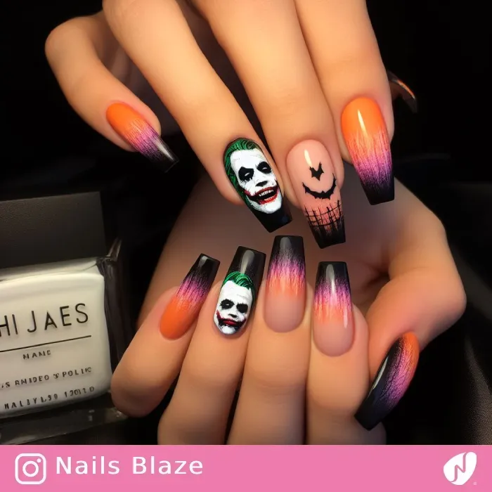 Joker Nails | Halloween - NB410