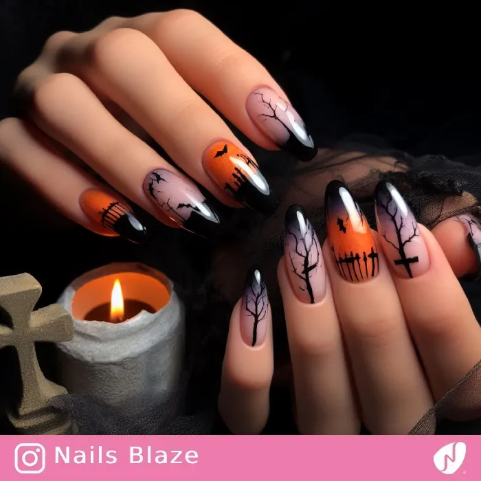 Graveyard Nails | Halloween - NB415