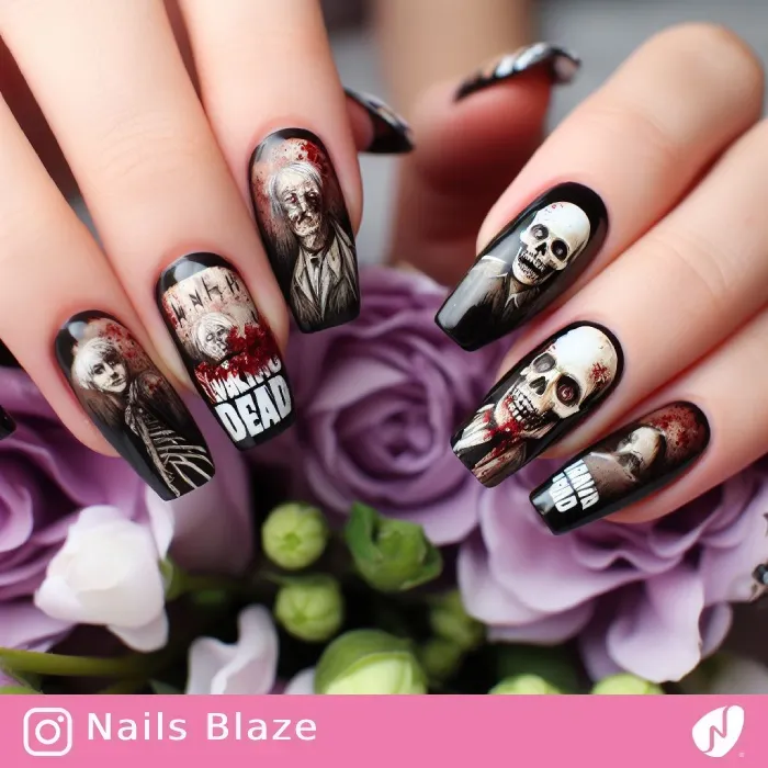 Zombie Nails | Halloween - NB417